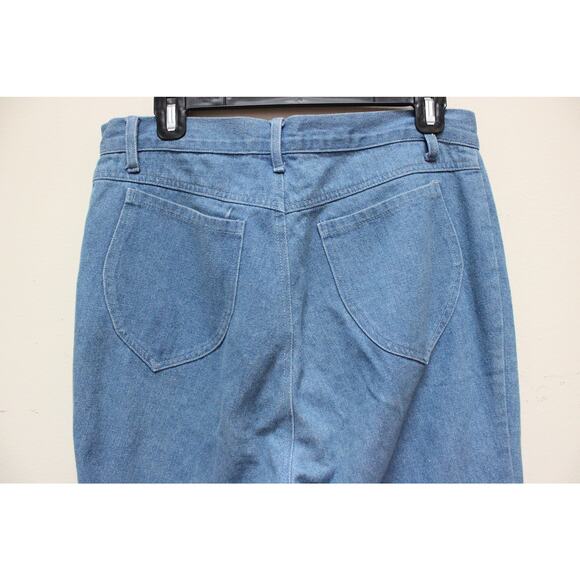 Lykke Wullf Ranch Blue Front Pocket Straight Soft Jean Pants Size Large - Picture 5 of 7